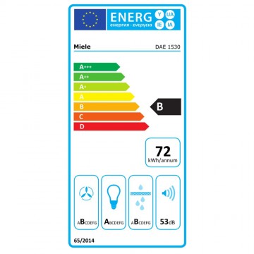 Miele DAE 1530 Μηχανισμός Απορρόφησης 53cm Miele DAE 1530 Μηχανισμός Απορρόφησης 53cm